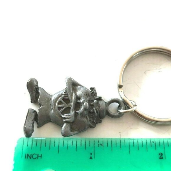 Vintage Taz Tasmanian Devil Peace Keychai Keyring Looney Toons Warner Brothers - Picture 8 of 9